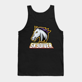 Swiss Skydiver Horse Tank Top